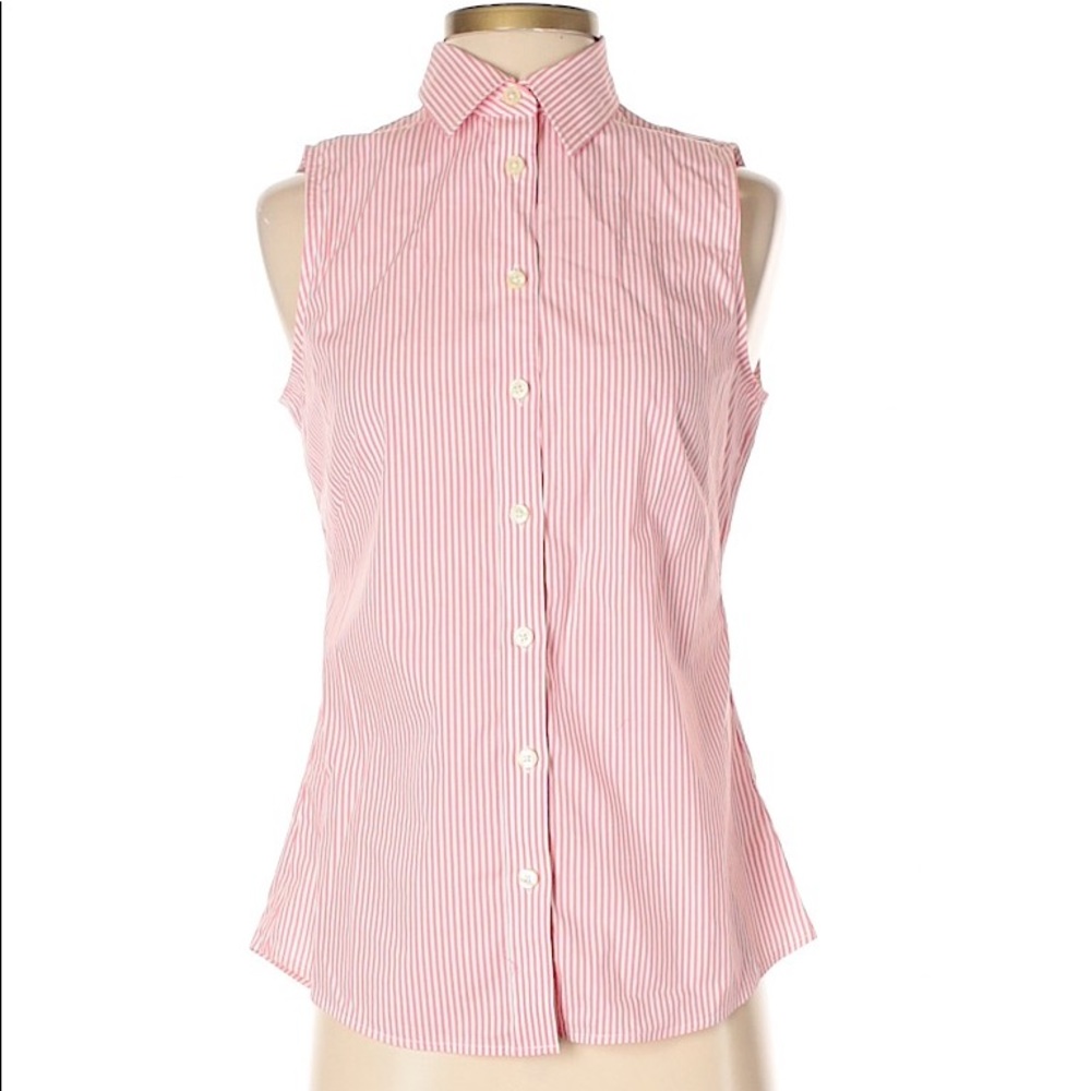 Banana Republic Sleeveless Button-Down Shirt